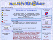 Tablet Screenshot of forumemoria.com